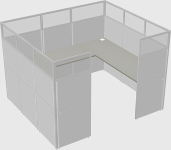 Cabine en u
