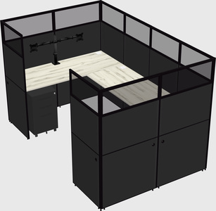 Cabine en u