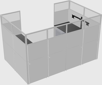 Cabine en u