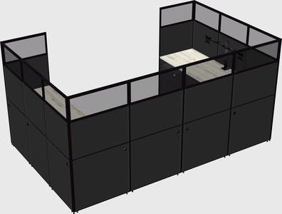 Cabine en u