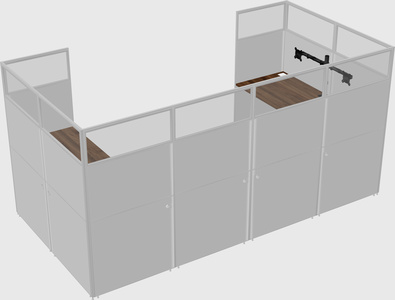 Cabine en u