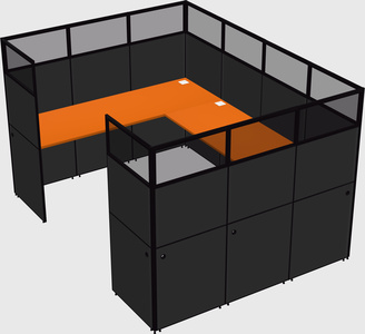 Cabine en u