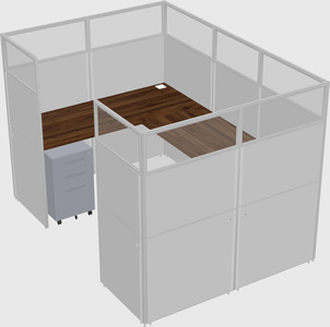 Cabine en u