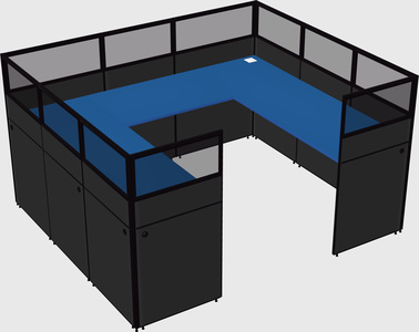 Cabine en u