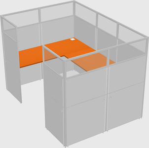 Cabine en u