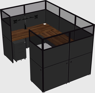Cabine en u