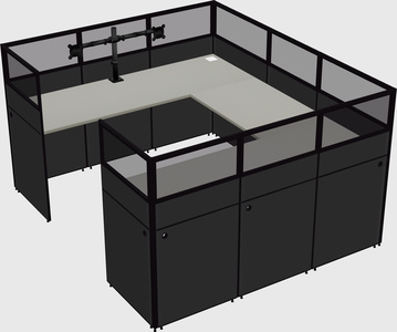 Cabine en u