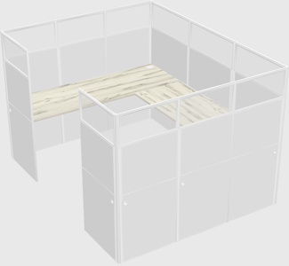 Cabine en u
