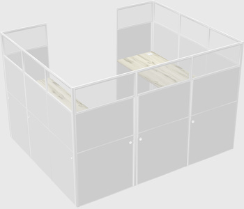 Cabine en u