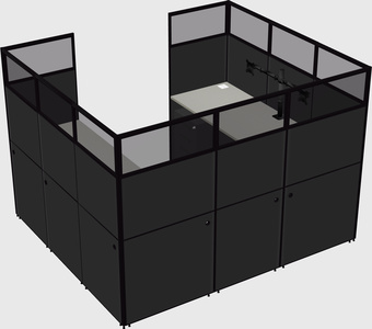 Cabine en u
