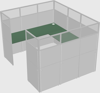 Cabine en u
