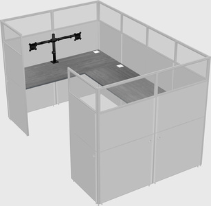 Cabine en u