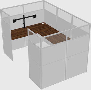Cabine en u