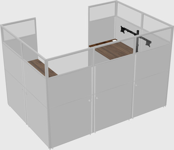 Cabine en u