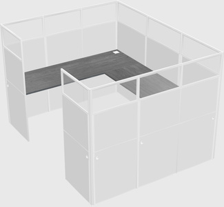 Cabine en u