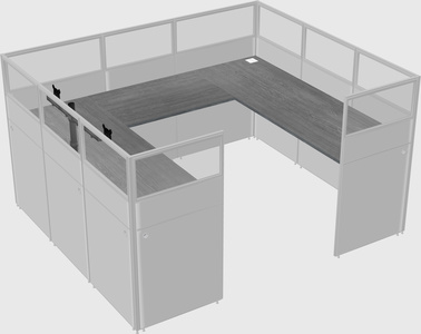 Cabine en u