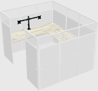 Cabine en u