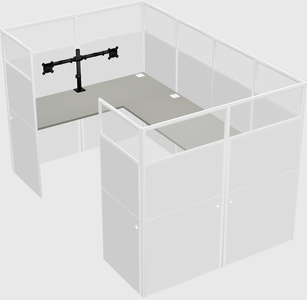 Cabine en u