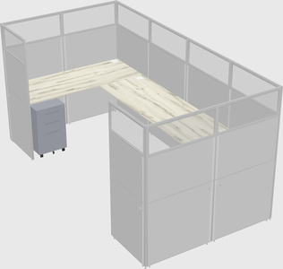 Cabine en u