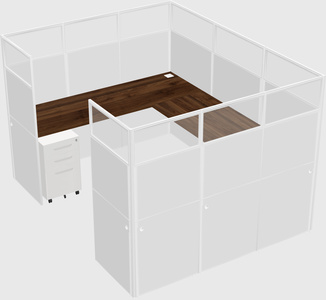 Cabine en u