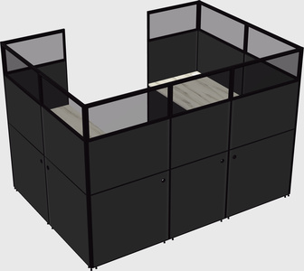 Cabine en u