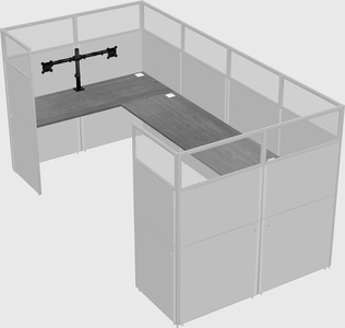 Cabine en u