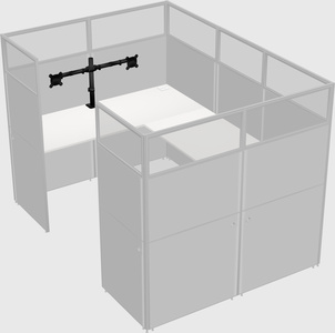 Cabine en u