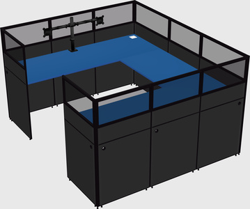 Cabine en u