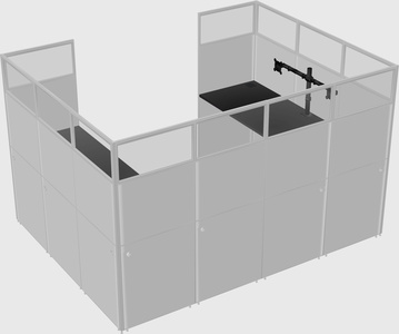 Cabine en u