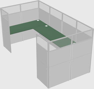 Cabine en u