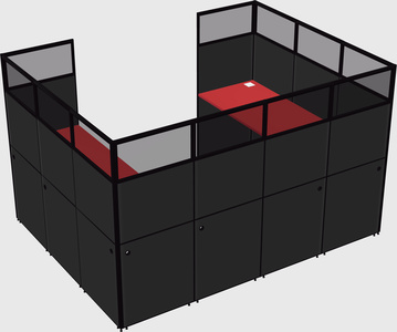 Cabine en u