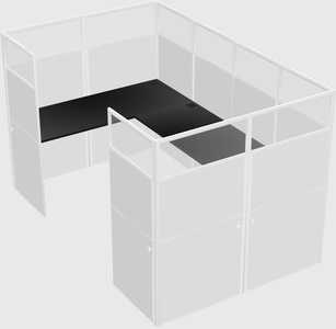 Cabine en u
