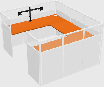 Cabine en u