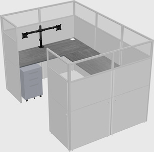 Cabine en u