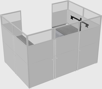 Cabine en u