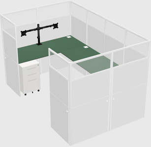 Cabine en u