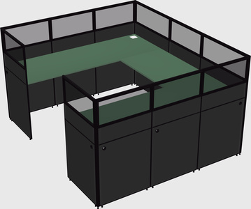 Cabine en u