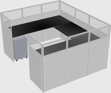 Cabine en u