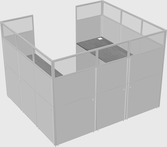 Cabine en u