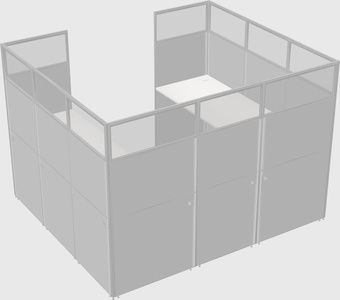 Cabine en u