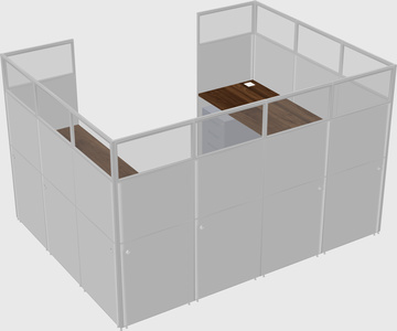 Cabine en u