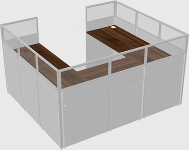 Cabine en u