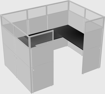 Cabine en u
