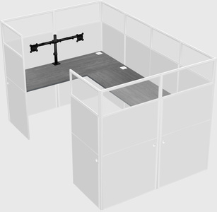 Cabine en u