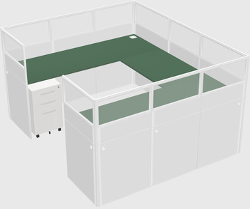 Cabine en u