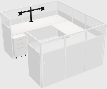 Cabine en u