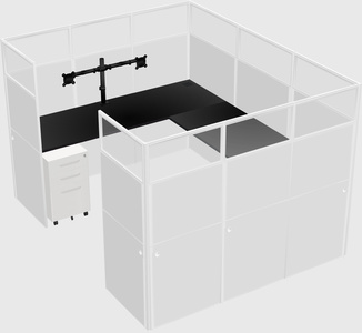 Cabine en u