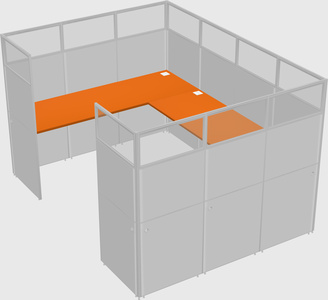 Cabine en u
