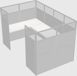 Cabine en u