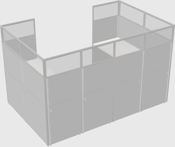 Cabine en u